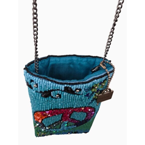 MARY FRANCES Inner Peace Beaded Crossbody Phone Bag - Picture 5 of 8